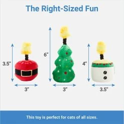 Frisco Holiday Candles Plush Cat Toy With Catnip -Frisco 287357 PT1. AC SS1800 V1637704686