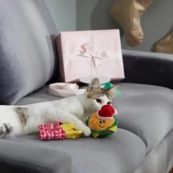 Frisco Holiday Burger & Fries Plush Cat Toy With Catnip, 2 Count -Frisco 287901 PT3. AC SS1800 V1632775913