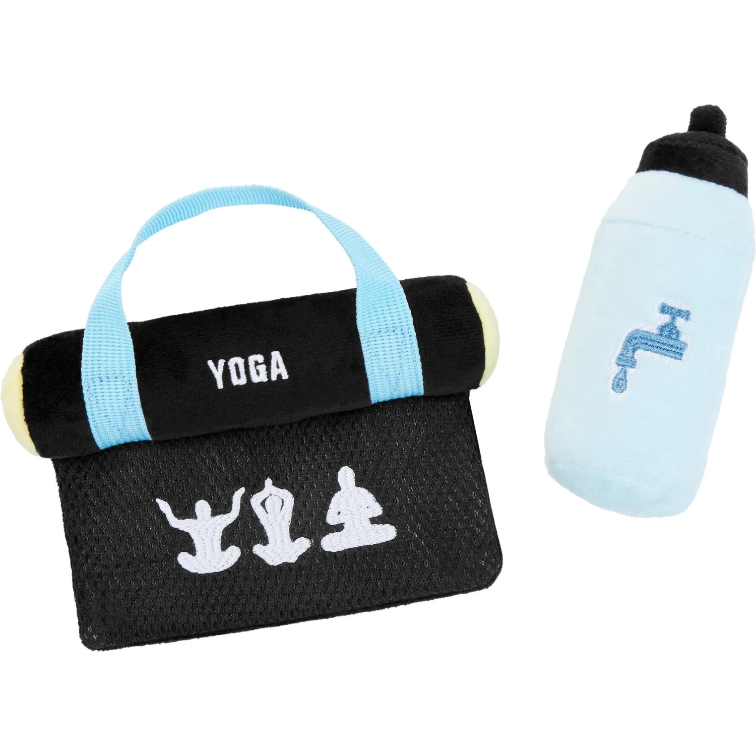 Frisco Yoga Mat & Water Bottle Plush Cat Toy With Catnip, 2 Count 3 Frisco Yoga Mat & Water Bottle Plush Cat Toy With Catnip, 2 Count