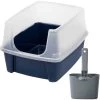 Frisco Plastic Litter Scooper With Caddy & IRIS USA Open Top Litter Box With Scatter Shield -Frisco 298166 MAIN. AC SS1800 V1623198146