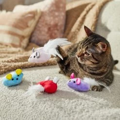 Frisco Valentine Heart Mice Plush Cat Toy With Catnip -Frisco 298954 PT3. AC SS1800 V1701364814