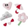Frisco It's Raining Love Plush Cat Toy With Catnip, 4 Count 2 Frisco It's Raining Love Plush Cat Toy With Catnip, 4 Count -Frisco 298968 MAIN. AC SS1800 V1637693975