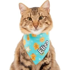 Frisco Gingerbread Cookie Personalized Dog & Cat Bandana -Frisco 301361 PT7. AC SS1800 V1628100087