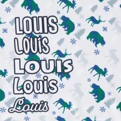 Frisco Buffalo Plaid Winter Animals Personalized Dog & Cat Bandana -Frisco 301365 PT4. AC SS1800 V1627655260