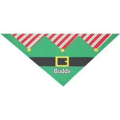 Frisco Santa's Favorite Elf Personalized Dog & Cat Bandana -Frisco 301369 PT3. AC SS1800 V1627653711
