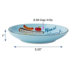 Frisco New York Non-skid Ceramic Cat Dish & Frisco New York Non-skid Ceramic Cat Bowl -Frisco 302488 PT3. AC SS1800 V1623042163