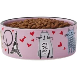 Frisco Paris Non-skid Ceramic Cat Dish & Frisco Paris Non-skid Ceramic Cat Dish -Frisco 302490 PT6. AC SS1800 V1623067060