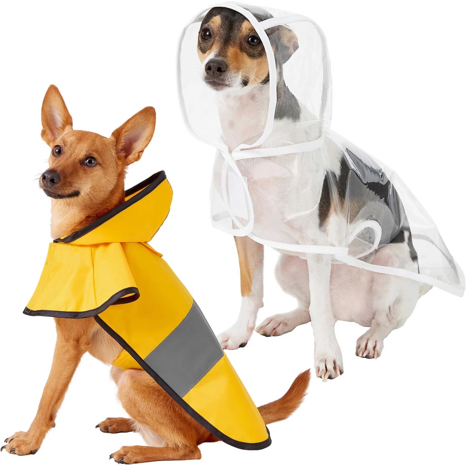 Frisco Lightweight Rainy Days Dog Raincoat & Frisco Lightweight Clear Vinyl Dog Raincoat 3 Frisco Lightweight Rainy Days Dog Raincoat & Frisco Lightweight Clear Vinyl Dog Raincoat