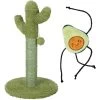Frisco Cactus Cat Scratching Post & Frisco Dangly Avocado Buddy Plush Cat Toy With Catnip -Frisco 303380 MAIN. AC SS1800 V1623055947