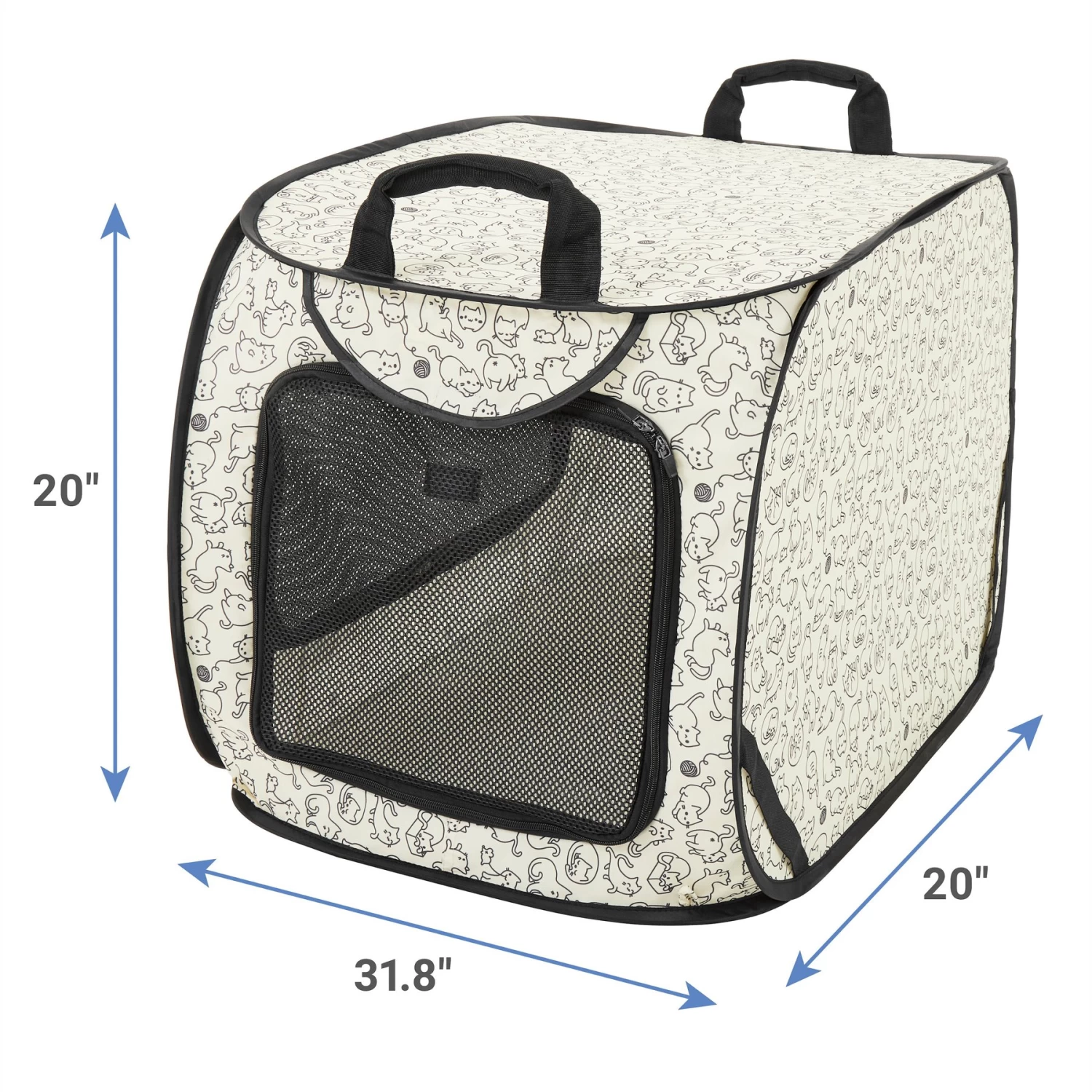 Frisco Collapsible Cat Cage, Litter Box, & Mat 4 Frisco Collapsible Cat Cage, Litter Box, & Mat - Image 2