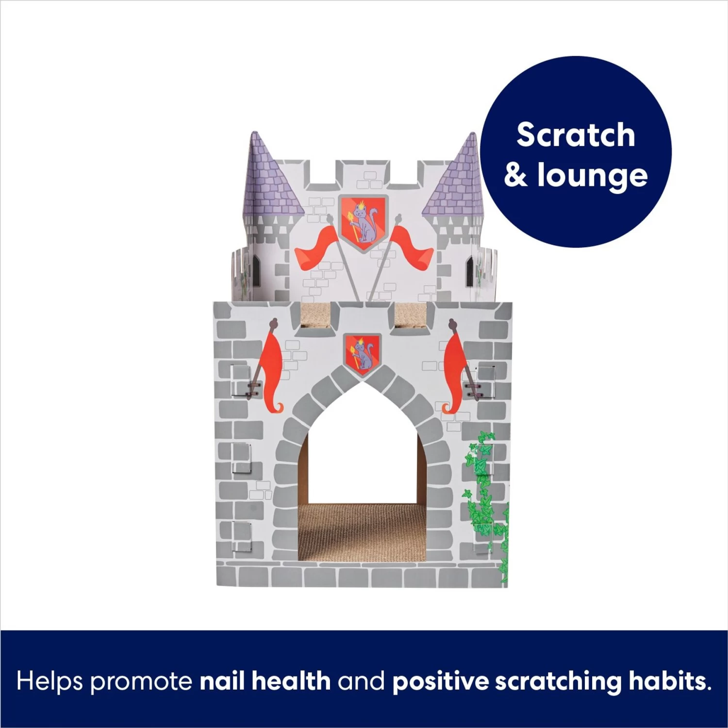 Frisco Castle Cardboard Cat House, 2-Story 5 Frisco Castle Cardboard Cat House, 2-Story - Image 3