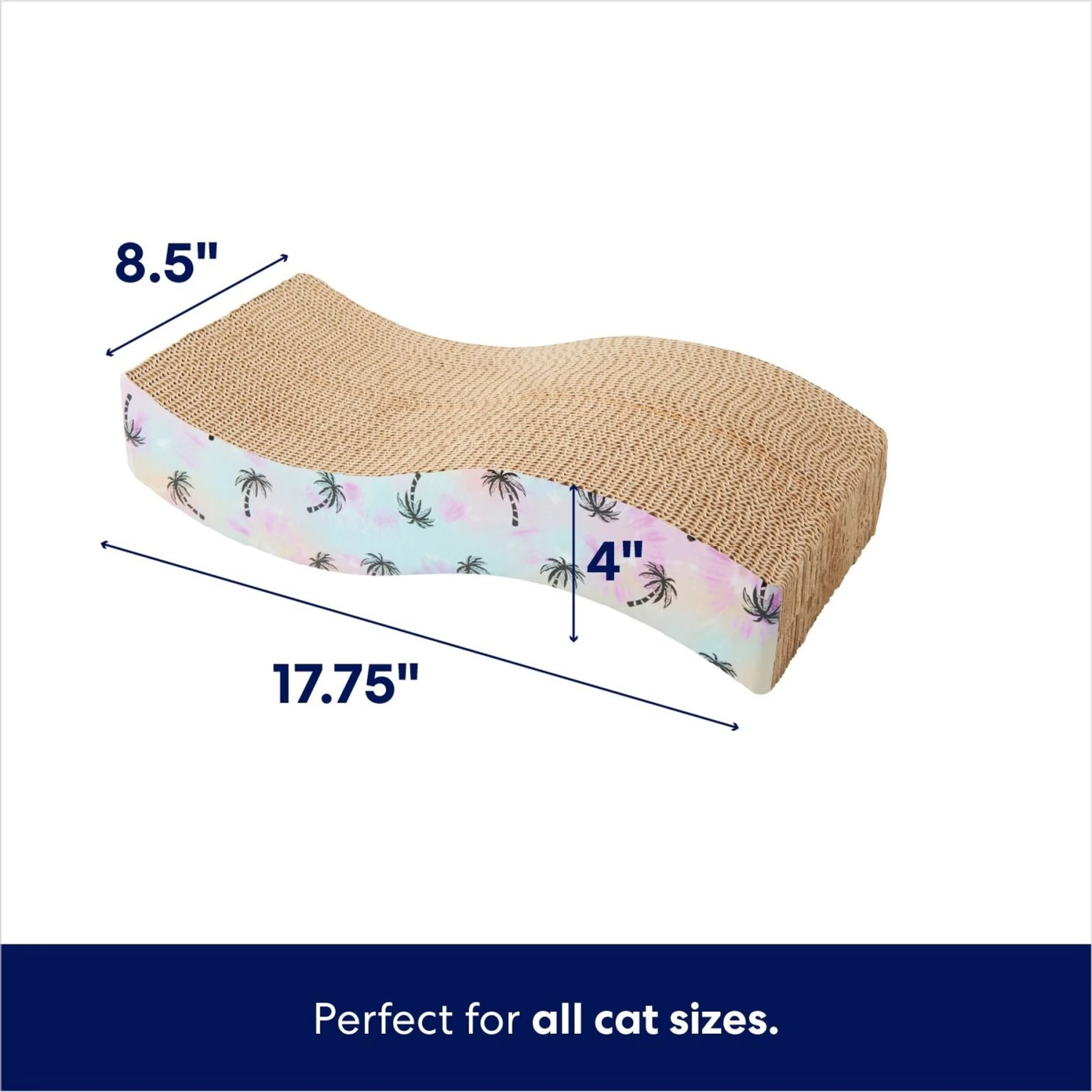 Frisco Wave Cat Scratcher Toy With Catnip 4 Frisco Wave Cat Scratcher Toy With Catnip - Image 2