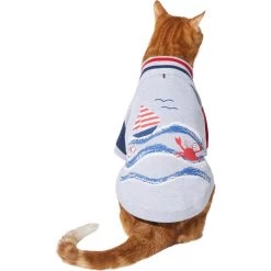 Frisco Nautical Polo Dog & Cat Shirt -Frisco 312160 PT2. AC SS1800 V1644532077