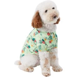 Frisco Hawaiian Floral Camp Dog & Cat Shirt -Frisco 312168 PT3. AC SS1800 V1673304452