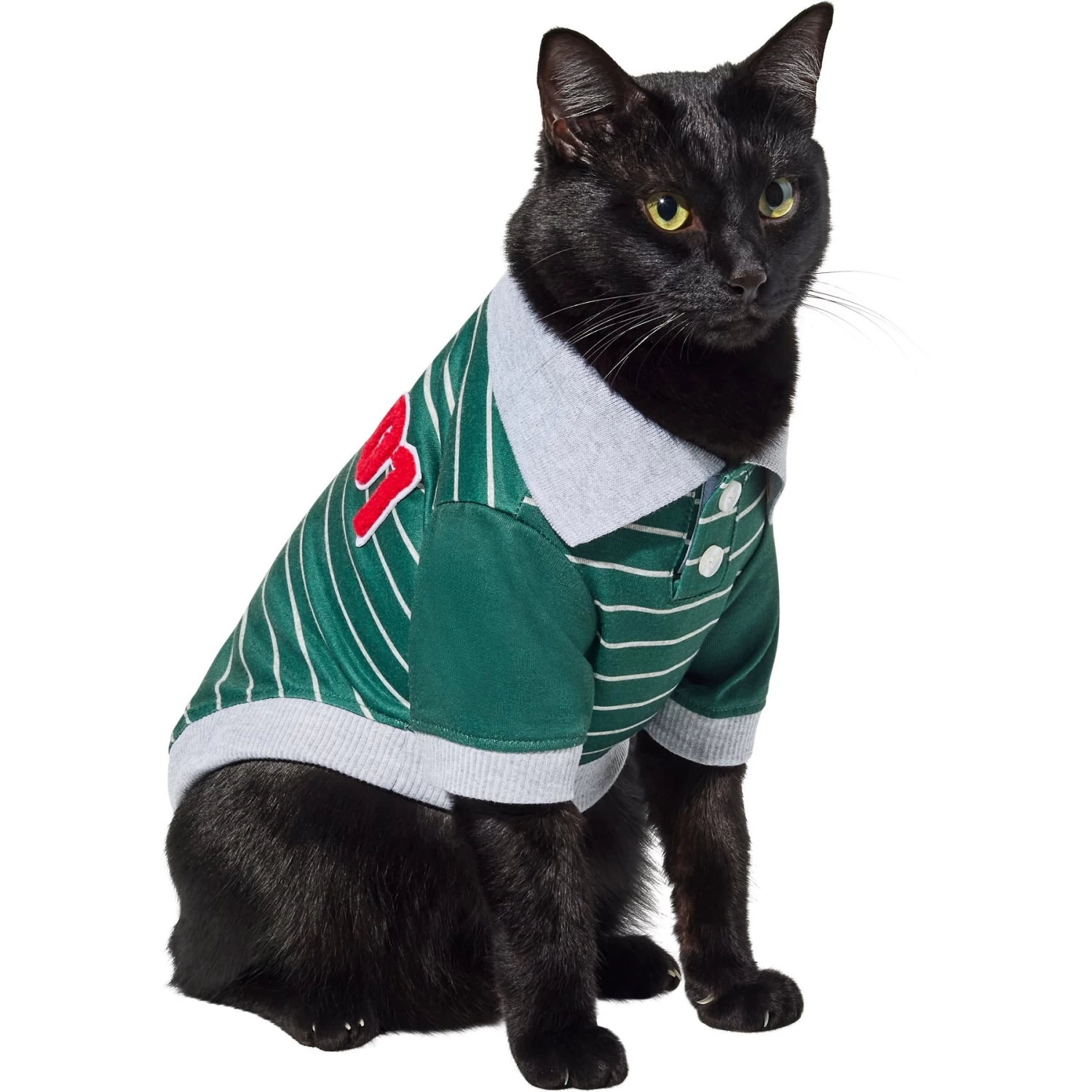Frisco Green Rugby Dog & Cat Polo Shirt 5 Frisco Green Rugby Dog & Cat Polo Shirt - Image 3