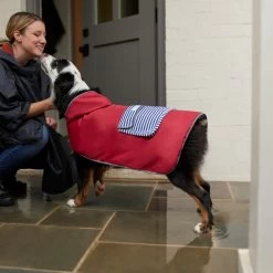 Frisco Lightweight Red Reversible Packable Dog Raincoat -Frisco 315109 PT8. AC SS1800 V1646437779