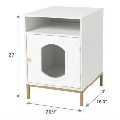 Frisco Elevated Side Table Litter Box Cover 8 Frisco Elevated Side Table Litter Box Cover -Frisco 322627 PT2. AC SS1800 V1661376260