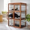 Frisco Collapsible Wood & Wire Cat Cage Playpen, 3 Level 2 Frisco Collapsible Wood & Wire Cat Cage Playpen, 3 Level -Frisco 323215 MAIN. AC SS1800 V1645473422