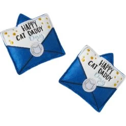 Frisco Father's Day Card Felt Cat Toy With Catnip, 2 Count