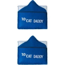 Frisco Father's Day Card Felt Cat Toy With Catnip, 2 Count -Frisco 327029 PT2. AC SS1800 V1648667377