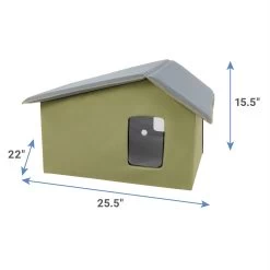 Frisco Extra Wide Indoor Unheated Cat House 6 Frisco Extra Wide Indoor Unheated Cat House -Frisco 329532 PT1. AC SS1800 V1643986899