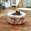 Frisco Sherpa High Walled Self-Warming Bolster Small Cat Bed, Calico Cat -Frisco 333864 MAIN. AC SS1800 V1658717999