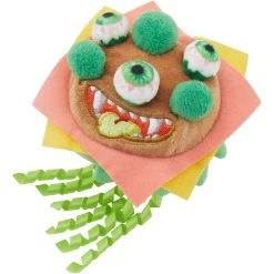 Frisco Haunted Burger Plush Cat Toy With Catnip