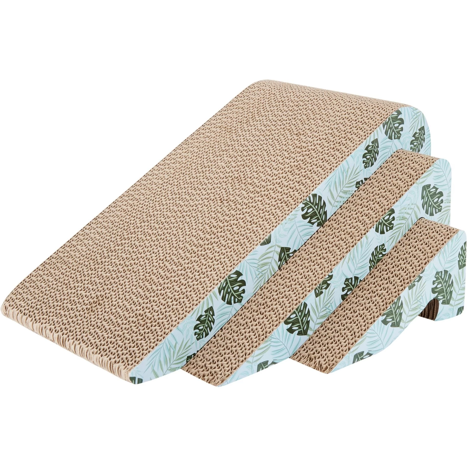 Frisco Nesting Cat Scratcher Toy With Catnip, Tropical Paradise 3 Frisco Nesting Cat Scratcher Toy With Catnip, Tropical Paradise