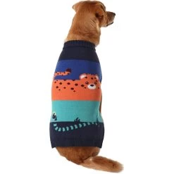 Frisco Anaconda Cheetah Colorblock Dog & Cat Sweater -Frisco 353596 PT2. AC SS1800 V1659006992