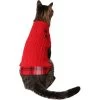 Frisco Plaid Cable Knit Dog & Cat Sweater -Frisco 353611 MAIN. AC SS1800 V1659010675