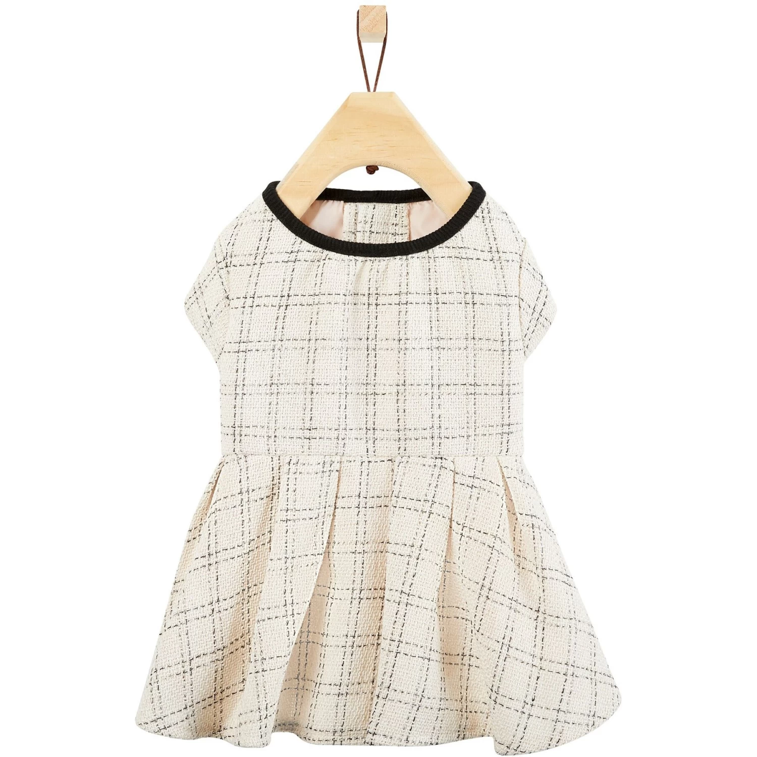 Frisco Tweed Weave Ruffle Skirt Dog & Cat Dress 6 Frisco Tweed Weave Ruffle Skirt Dog & Cat Dress - Image 4