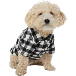 Frisco Black Plaid Dog & Cat Shirt 13 Frisco Black Plaid Dog & Cat Shirt -Frisco 353682 PT2. AC SS1800 V1659007316