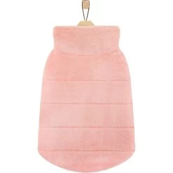 Frisco Lightweight Faux Fur Pink Puffer Dog & Cat Coat -Frisco 353869 PT4. AC SS1800 V1659726835