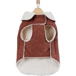 Frisco Mid-Heavyweight Fleece Lined Quilted Dog & Cat Coat -Frisco 353877 PT5. AC SS1800 V1659726711