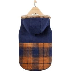 Frisco Mid-Heavyweight Plaid Fleece Lined Dog & Cat Coat -Frisco 353885 PT4. AC SS1800 V1659726714
