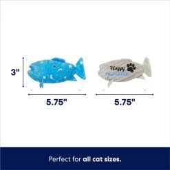Frisco Hanukkah "Happy Pawnukkah" Fish Plush Cat Toy With Catnip, 2 Count 7 Frisco Hanukkah "Happy Pawnukkah" Fish Plush Cat Toy With Catnip, 2 Count -Frisco 360877 PT1. AC SS1800 V1695044274