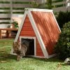 Frisco Outdoor Wooden A-Frame Cat House -Frisco 361001 MAIN. AC SS1800 V1659972526