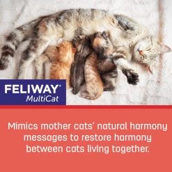 Feliway MultiCat Calming Diffuser Refill For Cats, 30 Day & Frisco Multi-Cat Unscented Clumping Clay Cat Litter -Frisco 365463 PT4. AC SS1800 V1686575563