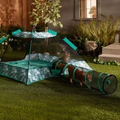 Frisco Mesh Outdoor Pop-up Cat Playpen Tent & Tunnel 16 Frisco Mesh Outdoor Pop-up Cat Playpen Tent & Tunnel -Frisco 371209 PT6. AC SS1800 V1663094504