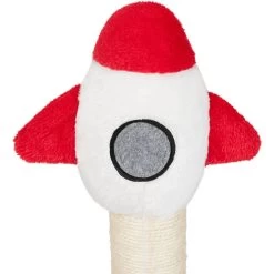 Frisco Rocket Ship 23" Sisal Cat Scratching Post With Play Base -Frisco 371365 PT2. AC SS1800 V1664373475