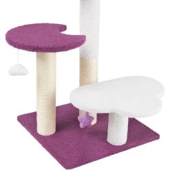 Frisco Star, Moon And Cloud 25" Plush Cat Tree -Frisco 371373 PT3. AC SS1800 V1670967425