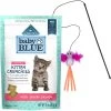 Blue Buffalo Baby Blue Savory Salmon Kitten Treats, 2-oz Bag & Frisco Bird With Feathers Teaser Wand Cat Toy With Catnip 2 Blue Buffalo Baby Blue Savory Salmon Kitten Treats, 2-oz Bag & Frisco Bird With Feathers Teaser Wand Cat Toy With Catnip -Frisco 501918 MAIN. AC SS1800 V1648519903