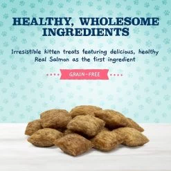 Blue Buffalo Baby Blue Savory Salmon Kitten Treats, 2-oz Bag & Frisco Bird With Feathers Teaser Wand Cat Toy With Catnip -Frisco 501918 PT3. AC SS1800 V1648513296