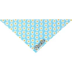 Frisco Personalized Blue Daisy Bandana -Frisco 555206 PT3. AC SS1800 V1669839917