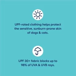 Frisco Blue Ocean Waves 30 + UPF Dog & Cat Beach Cap -Frisco 556182 PT2. AC SS1800 V1676321980