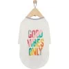 Frisco Good Vibes Only Dog & Cat T-Shirt 2 Frisco Good Vibes Only Dog & Cat T-Shirt -Frisco 608518 MAIN. AC SS1800 V1676644420