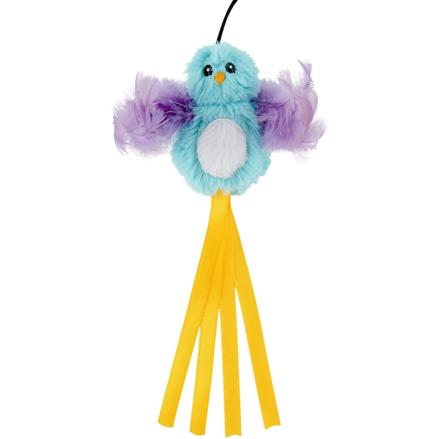 Frisco Bird With Feathers Teaser Wand Cat Toy With Catnip + 4 Items 5 Frisco Bird With Feathers Teaser Wand Cat Toy With Catnip + 4 Items - Image 3