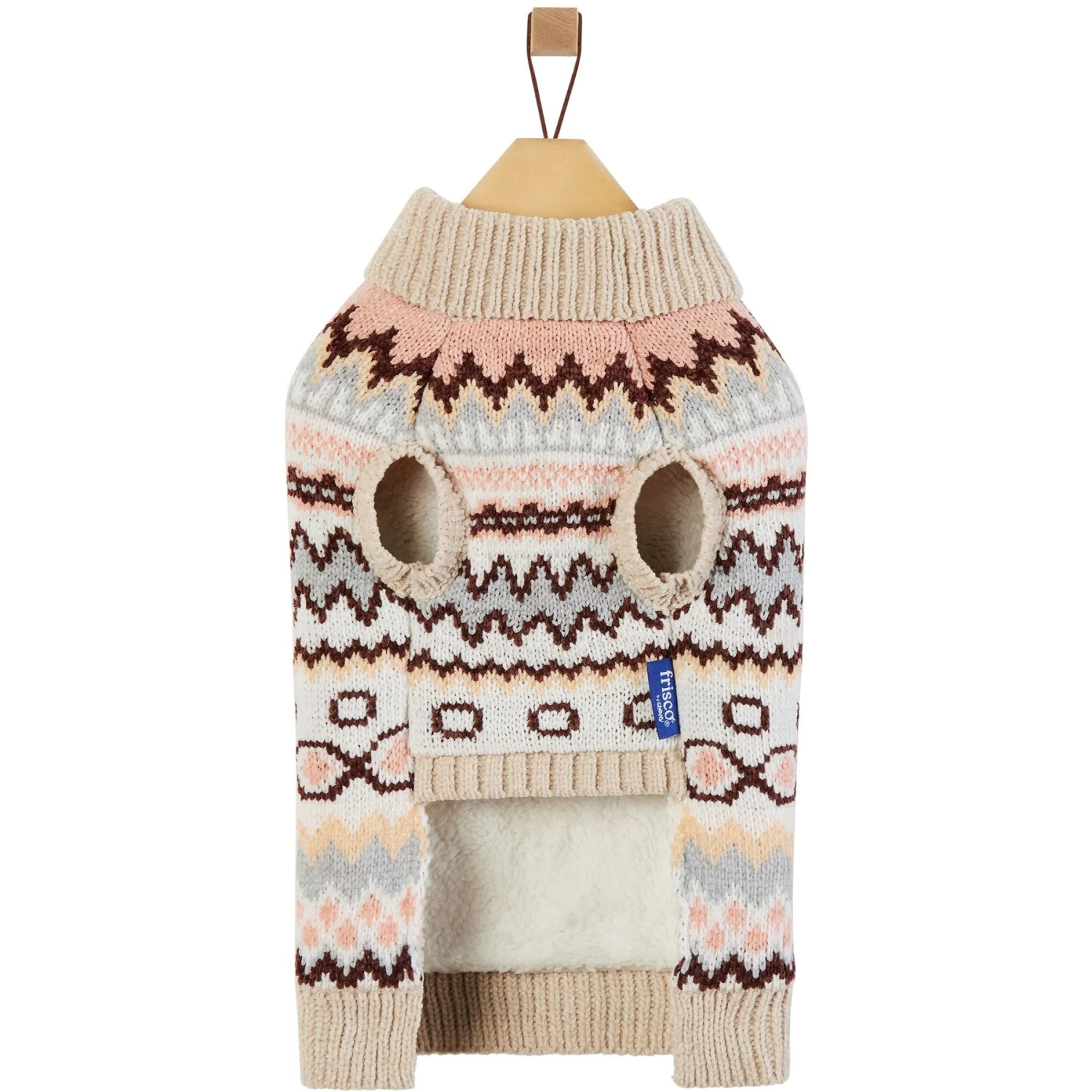 Frisco Sherpa Lined Fairisle Dog & Cat Sweater 7 Frisco Sherpa Lined Fairisle Dog & Cat Sweater - Image 5