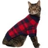 Frisco Fleece Lined Buffalo Plaid Mock Neck Dog & Cat Sweater -Frisco 718470 MAIN. AC SS1800 V1692380456