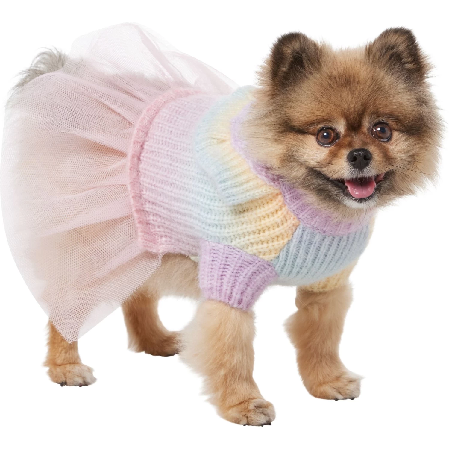 Frisco Rainbow Dog & Cat Sweater Dress 5 Frisco Rainbow Dog & Cat Sweater Dress - Image 3